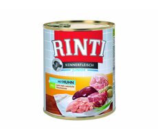 Finnern Rinti Junior Dosenfutter für Hunde Huhn 800g