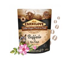 Carnilove Dog Paté Buffalo mit Rosenblüten 300g / Beutel für Hunde
