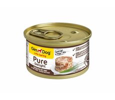 GIMBORN GimDog PURE DELIGHT Huhn mit Rind 85g / Dosenfutter für Hunde