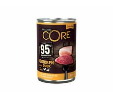 Wellness Core Dog 95% Protein Adult Huhn+Ente und Karotte 400g / Dosenfutter für Hunde