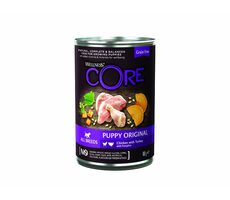Wellness Core Dog 95% Protein Puppy Huhn+Truthahn und Kürbis 400g / Dosenfutter für Hunde