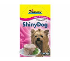 GIMBORN ShinyDog Dose Huhn+Thunfisch 2x85g / Dosenfutter für Hunde