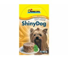 GIMBORN ShinyDog Thunfisch+Rindfleisch in der Dose 2x85g / Dosenfutter für Hunde