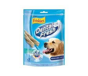 PURINA Friskies DentalFresh 3 in 1 'M' 180g / Leckerbissen für Hunde