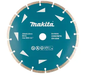 Makita D-41610 Diamant-Segmentscheibe 230 mm 22,23 mm