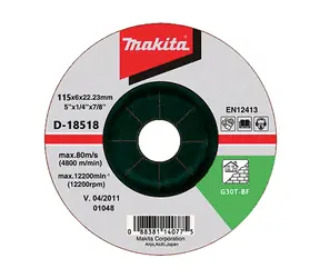 Makita D-18518 / Betonschleifscheibe 125 mm 6,0 x 22,23 mm