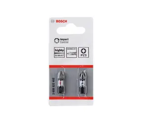 BOSCH 2608522402 / Impact Control Schraubendreher-Bit-Set (2 Stück) / PZ3 25 mm