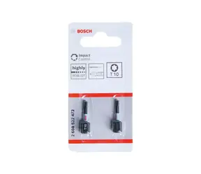 BOSCH 2608522472 / Impact Control Schraubendreher-Bit-Set (2 Stück) / T10 25 mm