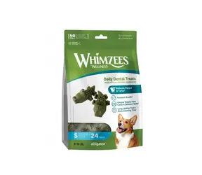 Whimzees Alligator S 360g / Zahnsnacks für Hunde