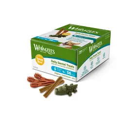 Whimzees Mix Box S 840g / Zahnpflege-Leckerlis für Hunde