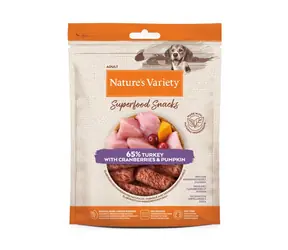 Nature's Variety Superfood Snack Truthahn 85g / Hundeleckerli