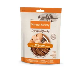 Natures variety Superfood Snack Huhn 85g / Hundeleckerli