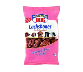 Perfecto Dog Lachswürfel 150g / Hundeleckerli
