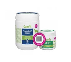 Canvit Chondro Maxi für Hunde 500g + Canvit Multi für Hunde 100g gratis / Nahrungsergänzungsmittel für Hundegelenke