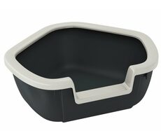 Ferplast WC DAMEN / 57,5 x 51,5 x 22 cm und ein abgesenkter Eingang 14,5 cm hoch