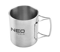 Neo Tools 63-150 grau / Touristenbecher / Aluminium / 0,3l