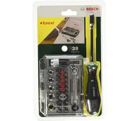 BOSCH 2607017331 / Ratschensatz & Handschraubendreher / 27-tlg
