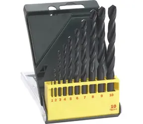 BOSCH HSS- R 2607019442 / Metall-Spiralbohrer-Set / 10-tlg
