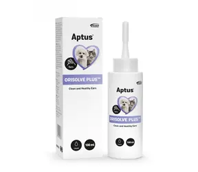 Aptus Orisolve PLUS 100 ml / Ohrenreinigungslösung für Hunde und Katzen