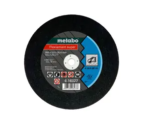 Metabo Flexiamant super / Trennscheibe für Stahl / Durchmesser 350 x 25,4 mm / Schnittbreite 3 mm