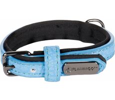 Flamingo Leza Halsband mit Neoprenpolsterung blau XXS