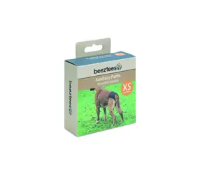 Beeztees Nylon-Heizhöschen schwarz XS / 22-28cm