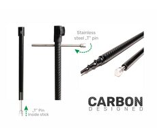 Zfish Fork Carbon Drill Bankstick 50-90 cm