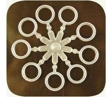 Extra Karpfen-Silikonring, Gummibänder für Köder, 8,5 mm, 18 Stück