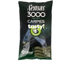 Sensas Ködermischung 3000 Carp Tasty Garlic 1kg