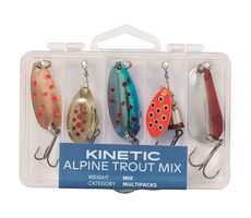 Kinetic Glitter Alpenforellen-Mix 5 Stk