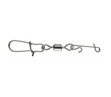 Daiwa Wirbel mit Karabiner No Knot Fast Lock Wirbel M 9kg 8Stk