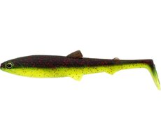 Westin Gummiköder Bullteez Shadtail 7,5 cm 4 g Schwarz/Chartreuse 3 Stück