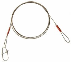 Cormoran Lanko 1x7 Drahtvorfachschlaufe und Snap 6kg 50cm 2St