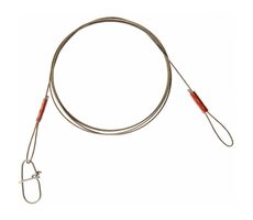 Cormoran Lanko 7x7 Drahtvorfachschlaufe und Corlock Snap 6kg 60cm 2St