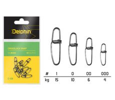 Delphin Karabiner Crosslock Snap C-03 Größe 00 10 Stk