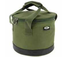 NGT Bag Bait Bin mit Griffen und Abdeckung Grün