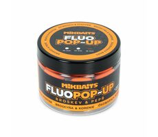 Mikbaits Schwimmender Fluo-Boilie Peach Pepper 150 ml 18 mm