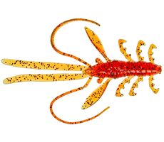 Gunki Naiad Salty Rubber Lure 10 cm 4,8 g Motoroil Red Flake 5 Stück