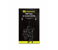 RidgeMonkey Connexion QC Inline-Wirbel, Größe 8, 8 Stück