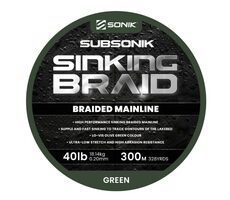 Sonik Cord Subsonic Sinking Braid 300 m 0,20 mm 40 lb