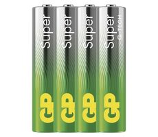 GP Alkalibatterie Super AAA (LR03) 4 Stk