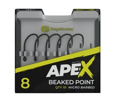 RidgeMonkey Ape-X Beaked Point Widerhaken, Größe 8, 10 Stück