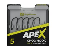 RidgeMonkey Haken Ape-X Chod Widerhaken, Größe 5, 10 Stück