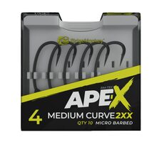 RidgeMonkey Haken Ape-X Medium Curve 2XX Widerhaken Größe 4 10 Stück