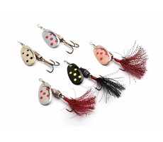 Ron Thompson Glitter Set Spinner Pack 7g 5 Stück + Köderbox