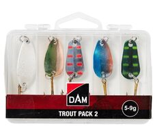 Ron Thompson Glitter Set Trout Pack 2 5-9g 5 Stück + Köderbox