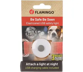 Flamingo Logan Sicherheitshalsbandleuchte 