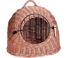 Flamingo Weidenkorb für Katzen 2in1 50cm