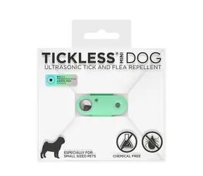 TICKLESS Mini-Hund Grün / Wiederaufladbarer Ultraschall-Zecken- und Flohvertreiber 