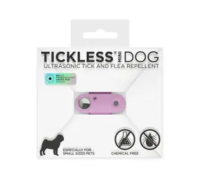 TICKLESS Mini-Hund Lila / Wiederaufladbarer Ultraschall-Zecken- und Flohvertreiber 